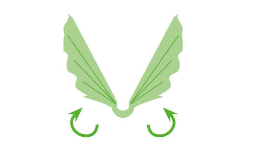 Vouwtechniek paasei met strik stap 4