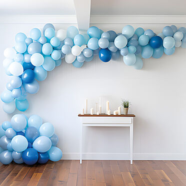 70 Pièces Ballon Bleu, Métallisé Chrome Bleu Confettis Ballons Latex Hélium  Bleu Clair et Blanc Ballons de Baudruche Décoration d'Anniversaire pour  d'enfant Baby Shower Mariage Fête (Bleu) : : Cuisine et Maison