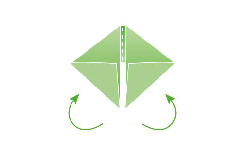 pasen servet easter bunny vouwen stap 3