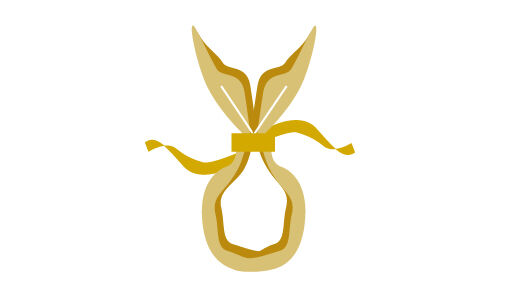 Vouwtechniek paasei met strik stap 5