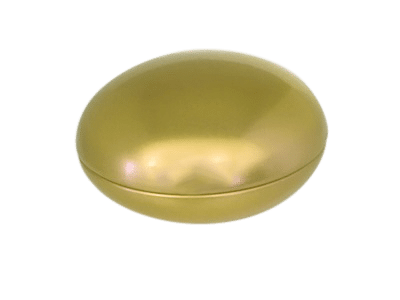 Pastille Goud Metaal H 3cm Ø 6cm