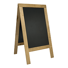 Stoepbord Nature 72x72,2x131cm Naturel Sandwich Hout
