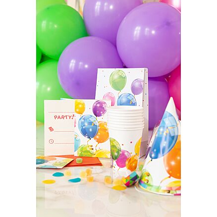 Ballon Gâteau Happy Birthday 72 cm - gonflage à l'air