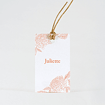 Etiquette communion Apricot