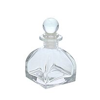 Flesje Parfum Transparant Glas 5x5x9cm 60ml