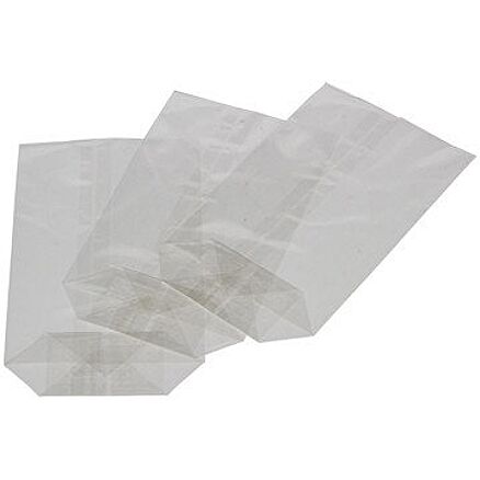 Sac en cellophane transparent 100 pièces, sac à soufflets transparent, sac  en plastique alimentaire, sac en