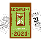 301OPKL:Bloc éphéméride Le Sablier, 2024