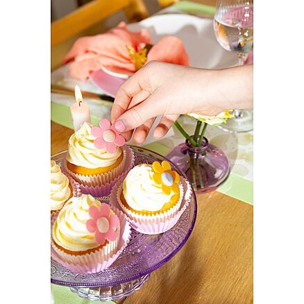 50 Caissettes cupcake - Argent - Cerf Dellier - Présentoirs à