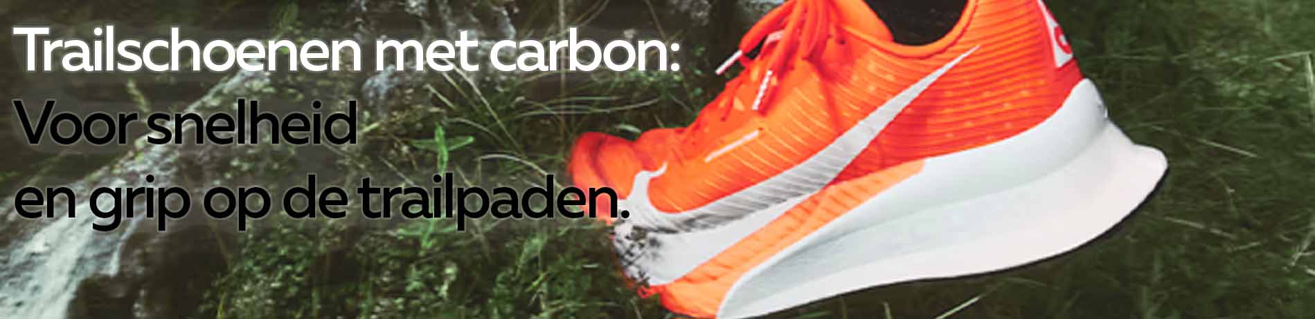 Trailschoenen met carbon
