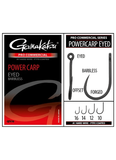 Gamakatsu Pro Commercial King Pro Eyed A1 PTFE Barbless