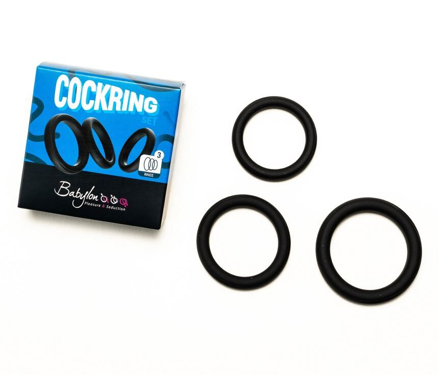Anneau De Pénis (Cockring) Ajustable En Silicone - Noir - Marque Perfect Fit - Pour Hommes - Neuf
