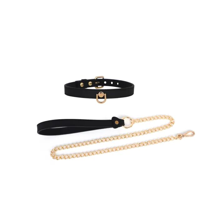 Collier BDSM Avec Pinces à Tétons - Domination/soumission - Noir Réglable - Neuf