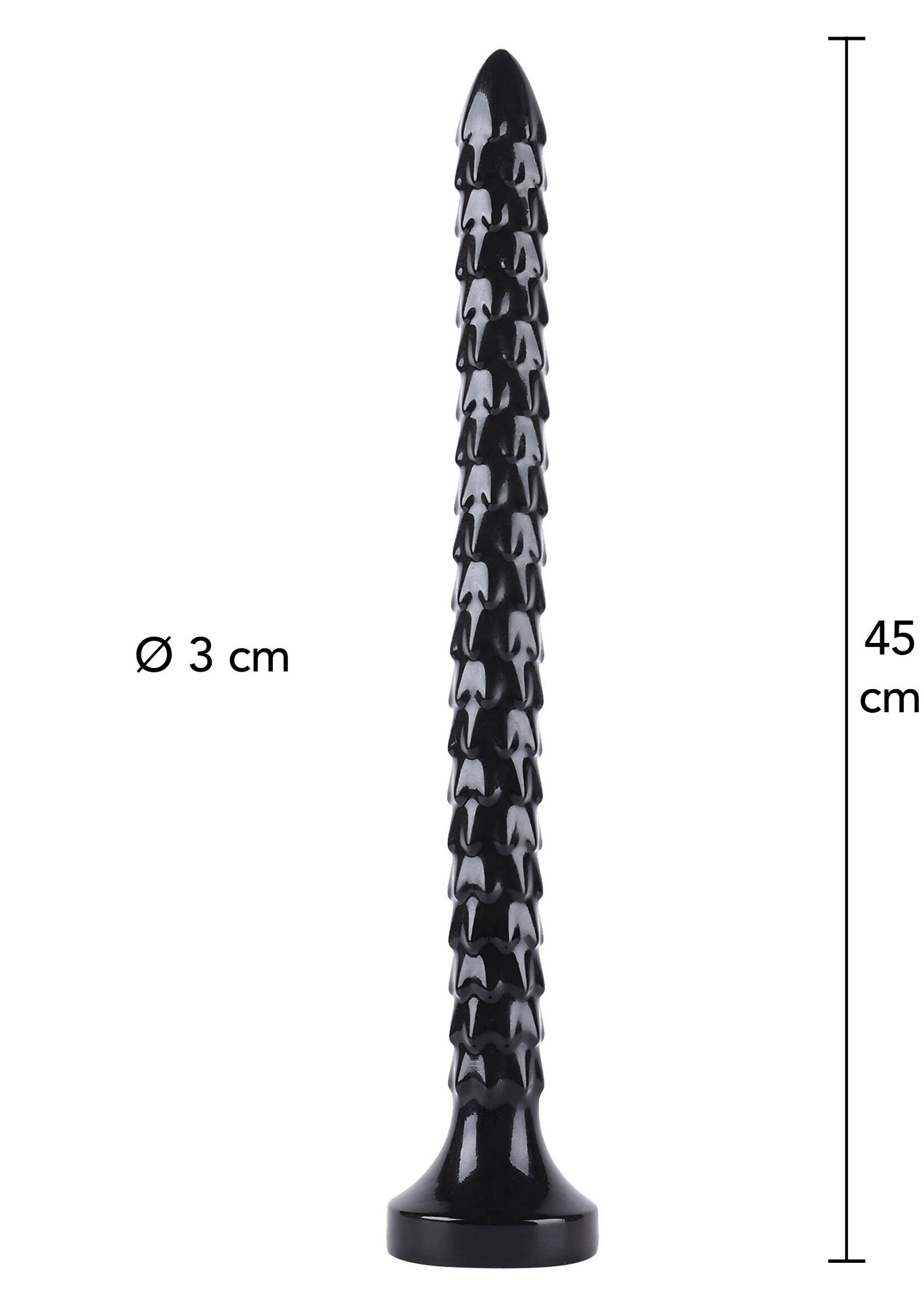 Gode XXL Black SURUCU 44 Cm - Sextoy SM Et Fétichisme Par Analconda - Neuf