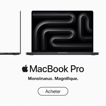Coque Lumen Series d'OtterBox pour MacBook Air 13 pouces M2 – Noir - Apple  (FR)