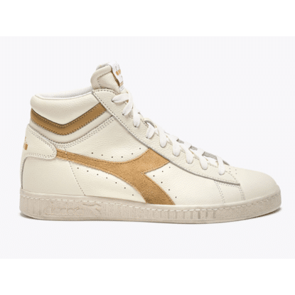 Diadora Uni Sneaker Game L High Waxed Suede Pop Wit/Beige