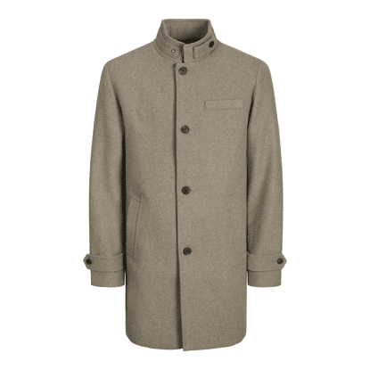 Jack&Jones Jjemelton Wool Blend Coat Greige