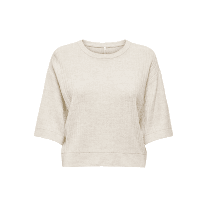 Only Onlthea Ss O-Neck Pullover Pumice Stone