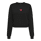 Low quality preview for Only Onlevisa Ls Short O-Neck Sweat Black Heart Vip Patch