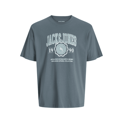 Jack&Jones Jjmako Tee Ss Crew Neck Stormy Wheater