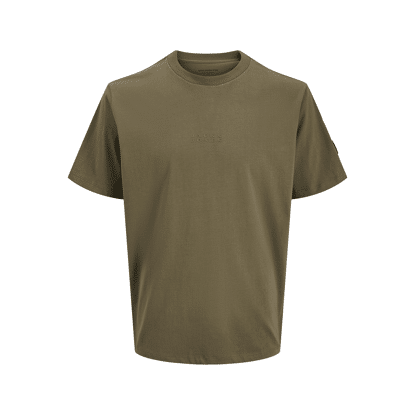 Jack&Jones Jcopoint Badge Tee Ss Crew Neck Grape Leaf