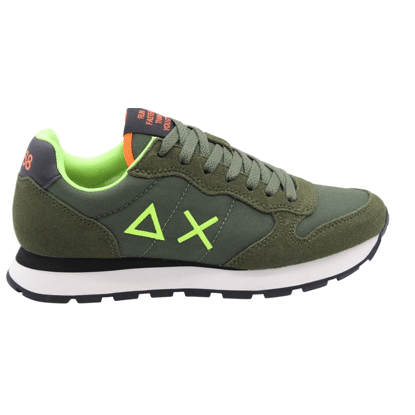 Sun 68 Heren Sneaker Tom Fluo 74 Militare