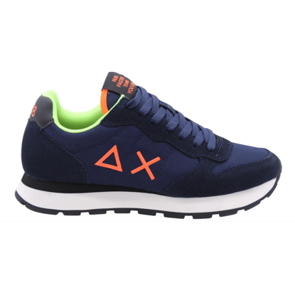Sun 68 Heren Sneaker Tom Fluo 07 Navy Blue