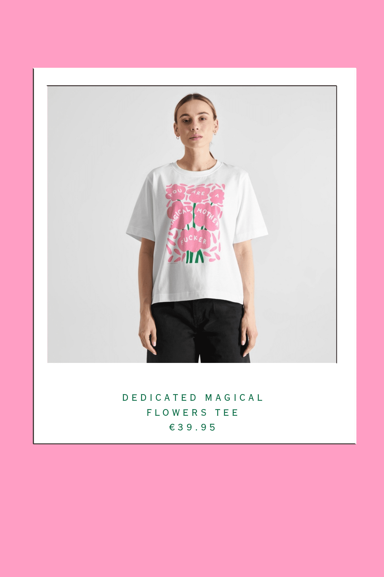 Dedicated Magical Flowers Tee White Women