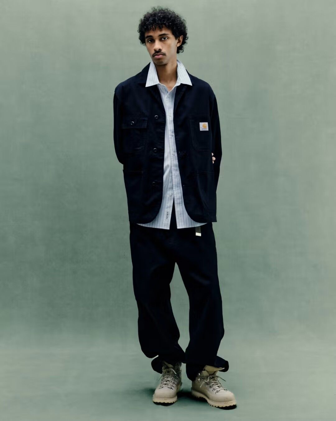 Carhartt WIP Men Brader Blazer Black Rinsed
