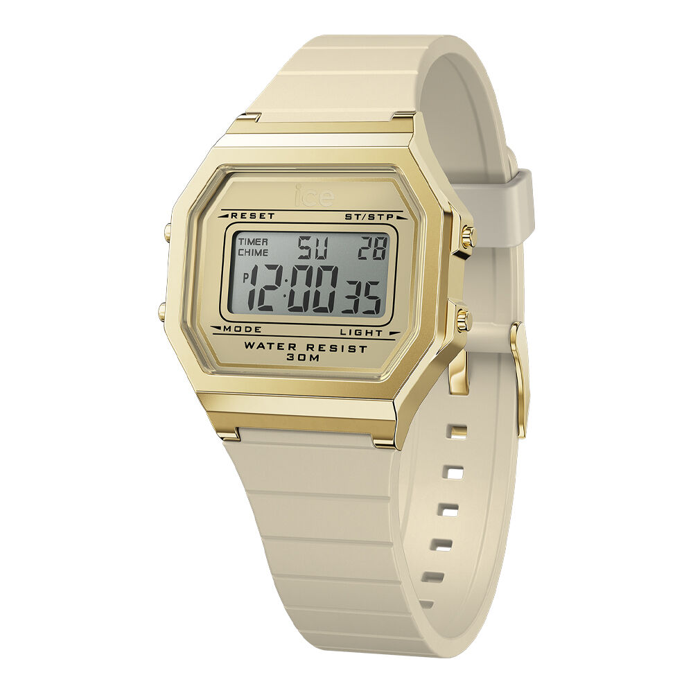 Ice-Watch - ICE digit retro Apricot crush - Oranje dames horloge met kunststof band - 022052 (Small