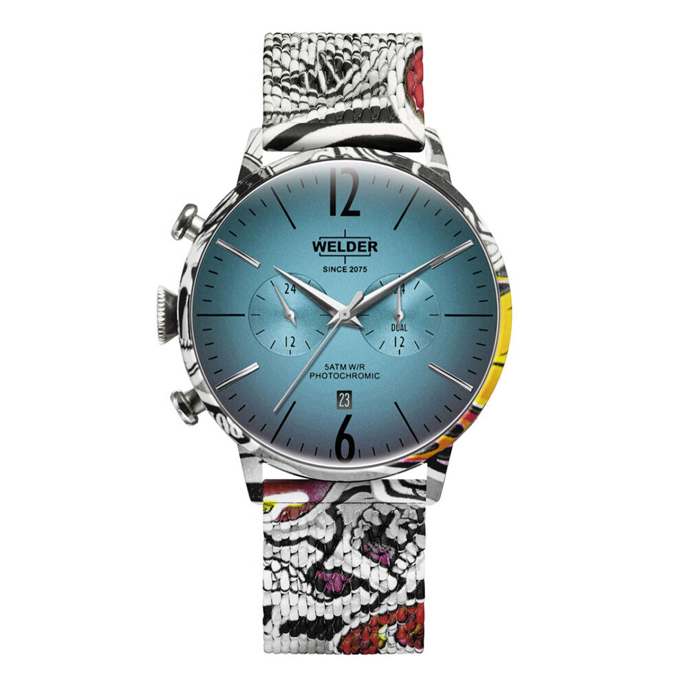 Welder Moody WWRC812 staal/mesh (heren) rosé - horloges | Esterella  (Lanaken - Tongeren - Bilzen)