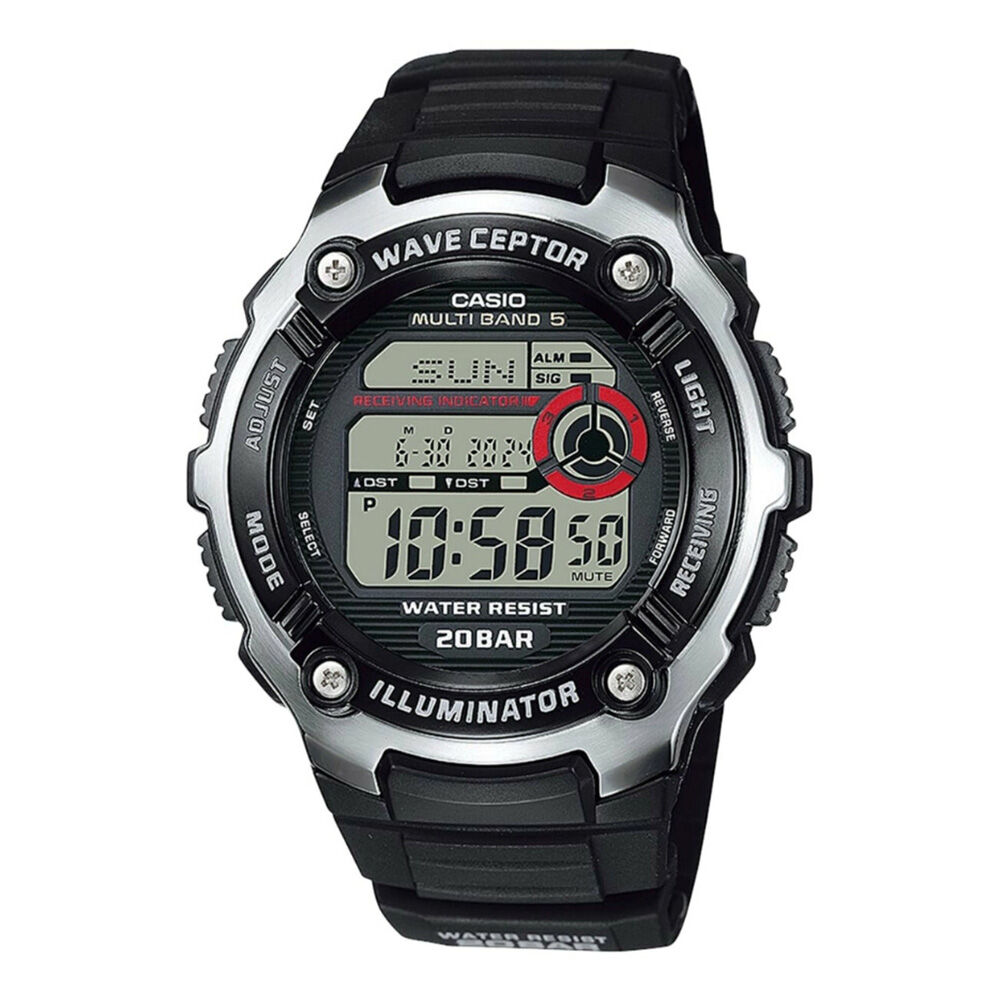 Casio horloge radio controlled new arrivals