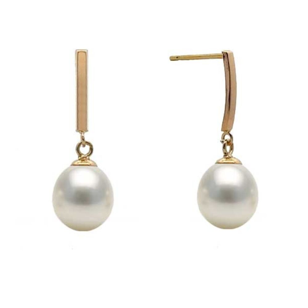 Creolen Origine halve maan pavé Geelgoud 18K 12 diamanten - Elegant
