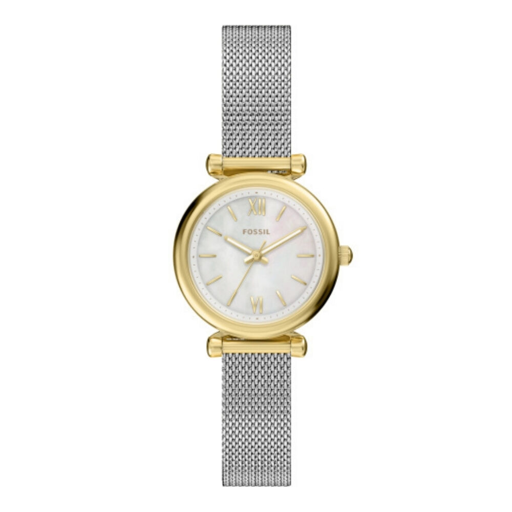 Fossil Raquel ES5468 Dameshorloge, zilverkleurig, roestvrij staal, 18 mm