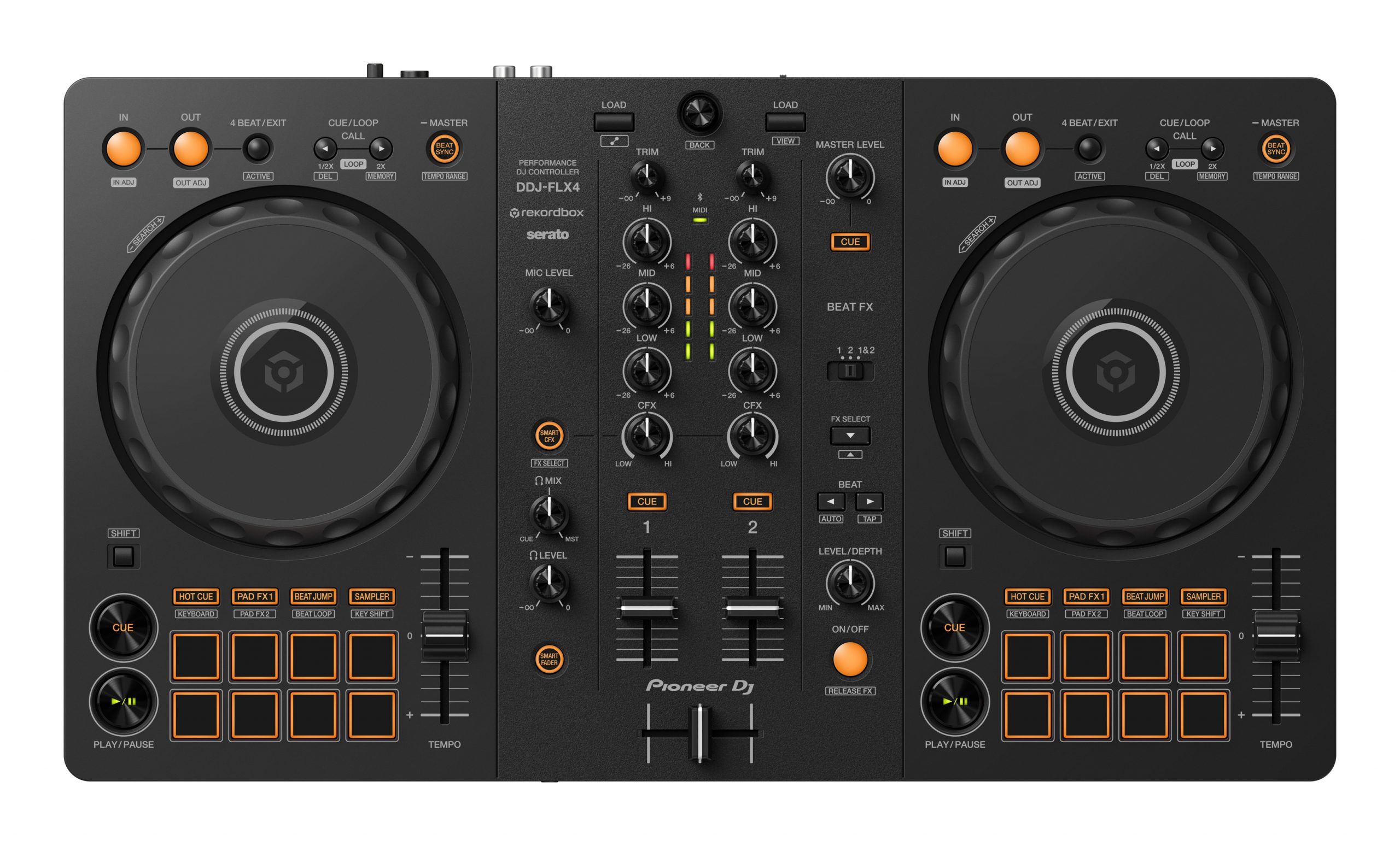 AlphaTheta DDJ-FLX2 Compacte 2-kanaals dj-controller