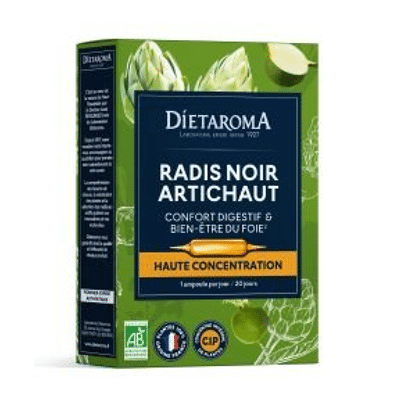 C.I.P Radis noir-Artichaut - Ampoules - Dietaroma