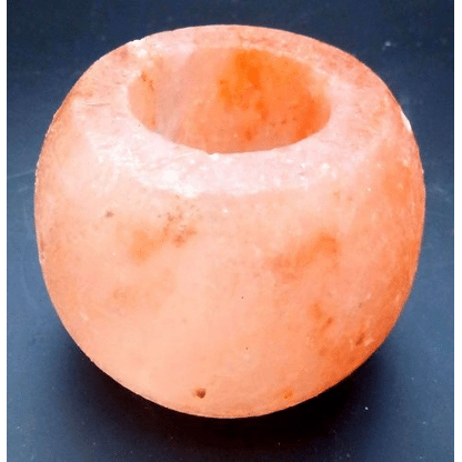 Bougeoir en cristal de sel - Sphère