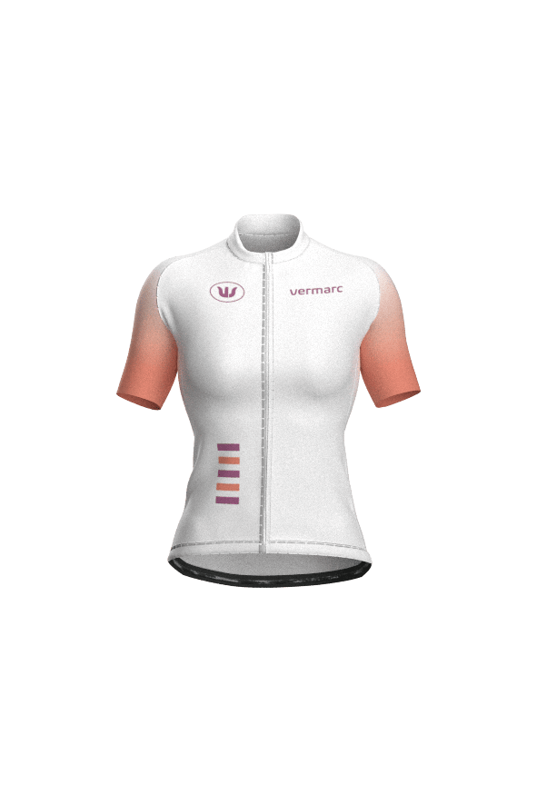 Maillot Cycliste Vermarc Vintage – Adulte Taille M, Polyester, Zip Intégral, Multicolore