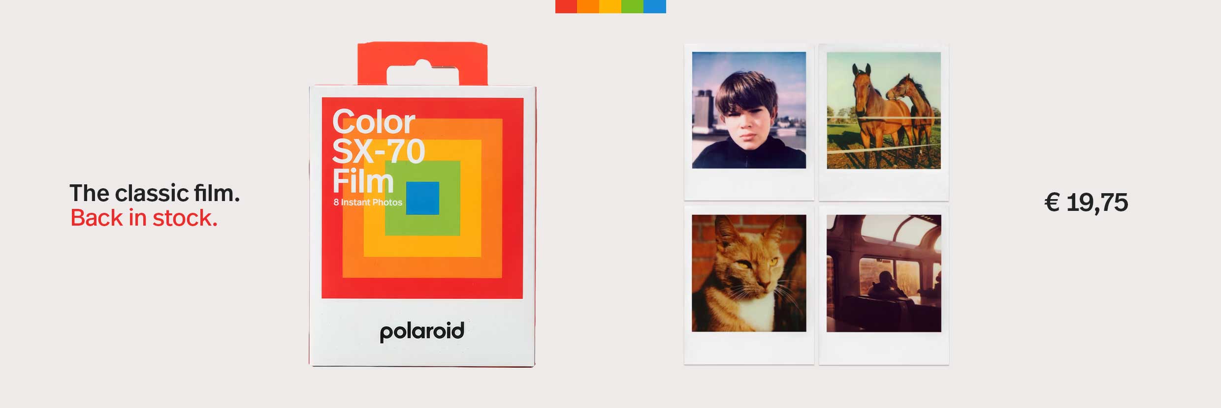 Polaroid SX-70 Color Instant Film