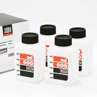3X 500ml Bouteille en Plastique de Stockage de Produits Chimique de  Laboratoire Chambre Noire pour développement de Films. (3X Noir)