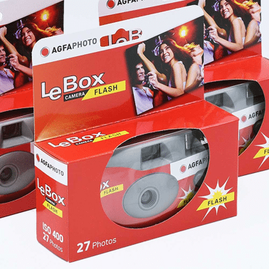 AgfaPhoto Pack 2 x 601025 - Appareil Photo Jetable LeBox Wedding, 27 Photos, Objectif Optique 31 mm - Gris AgfaPhoto Pack 2 x 601025 - Appareil Photo Jetable LeBox Wedding, 27 Photos, Objectif Optique 31 mm - Gris