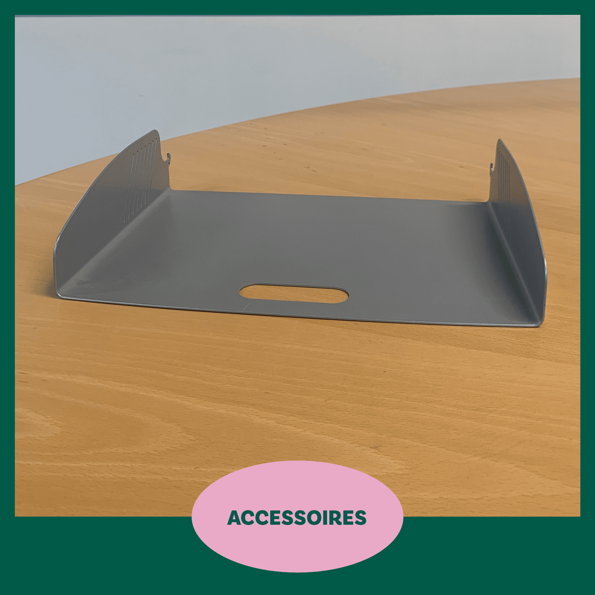 Tweedehands bureau-accessoire in het grijs