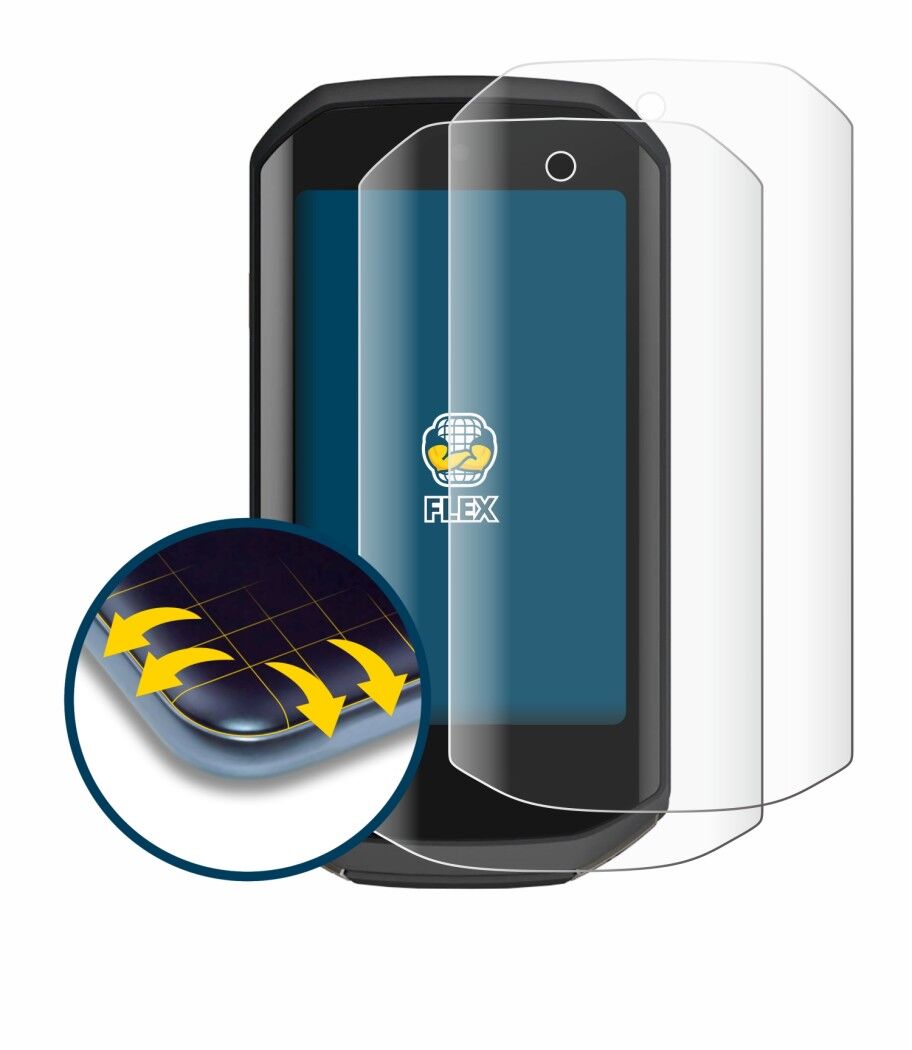 BROTECT Glass Screen Protector for Garmin Vivomove Trend (3 Pieces