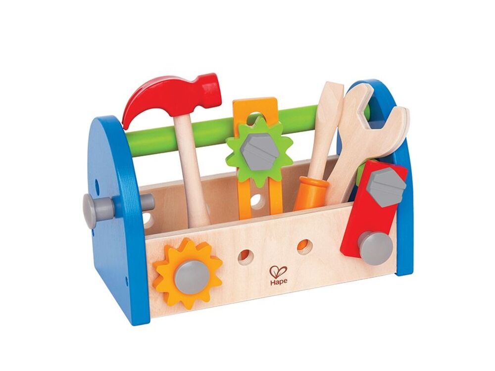Werkbank - voor kinderen - kunststof - met accessoires - hoogte 68 cm