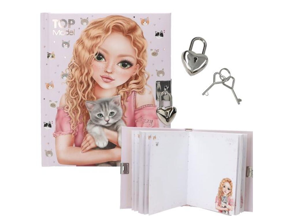 TOPModel Rebel Kitty dagboek met code en geluid
