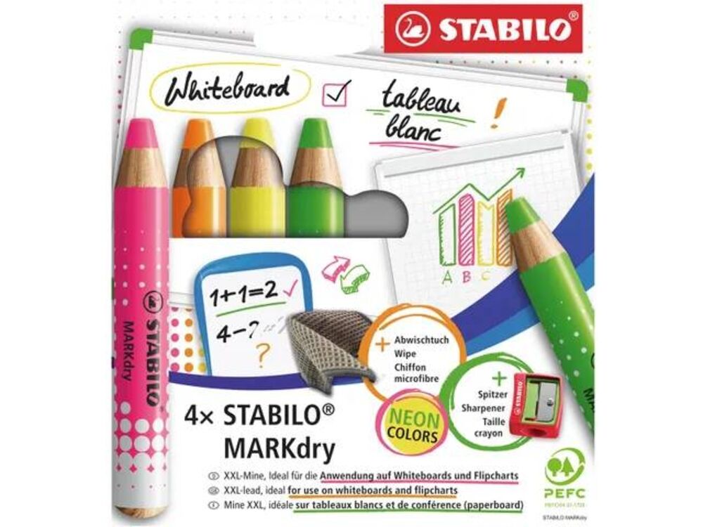 magnetoplan Ergo-Magneet Set van 10 whiteboard-magneten, prikbordmagneten, magneetpunten voor schoolbord, koelkastmagneten en prikborden | 11 kleuren, 34 x 12,5 mm - donkerblauw
