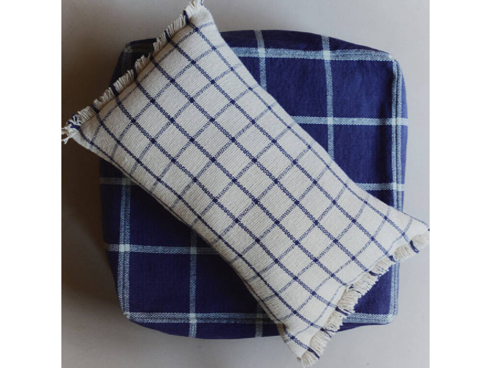 Wit/blauw