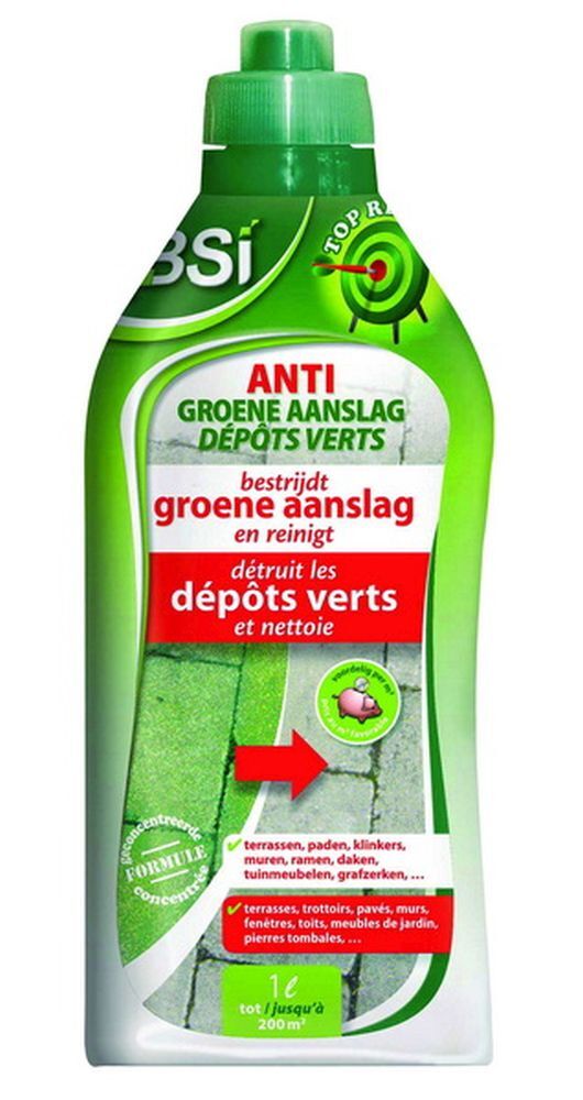 groene aanslag bleekwater