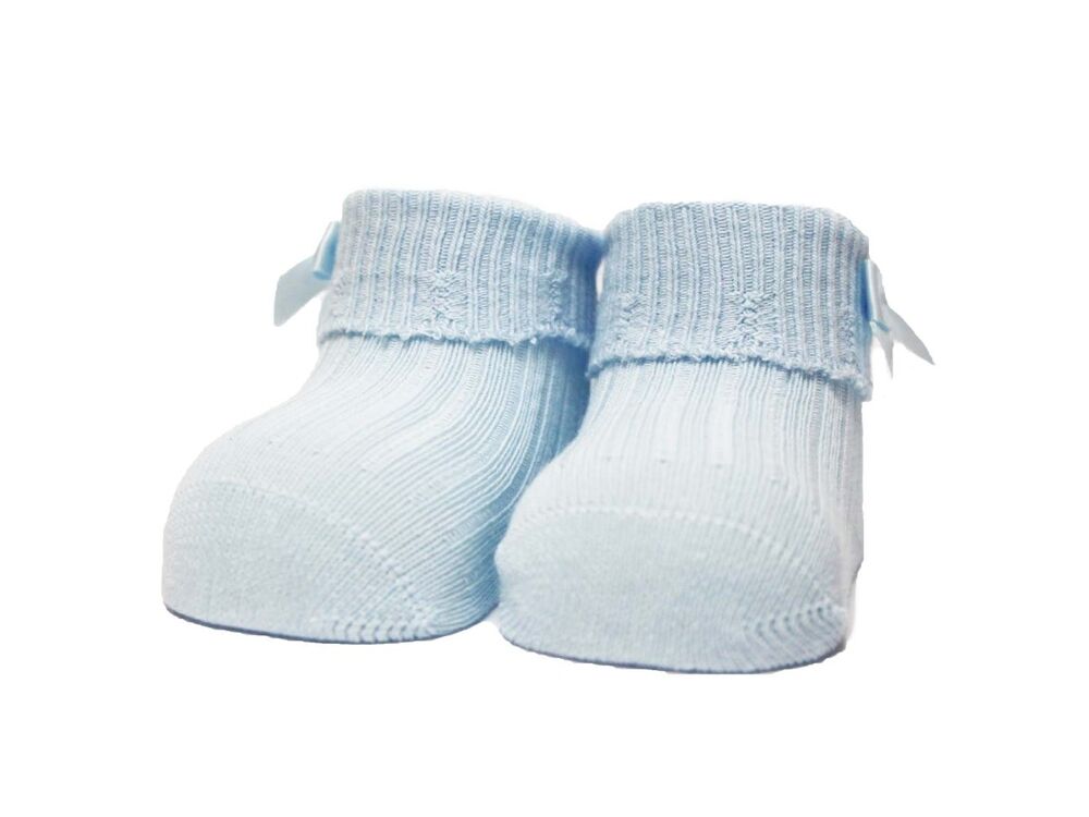 RIB/BOW SOFT BLUE
