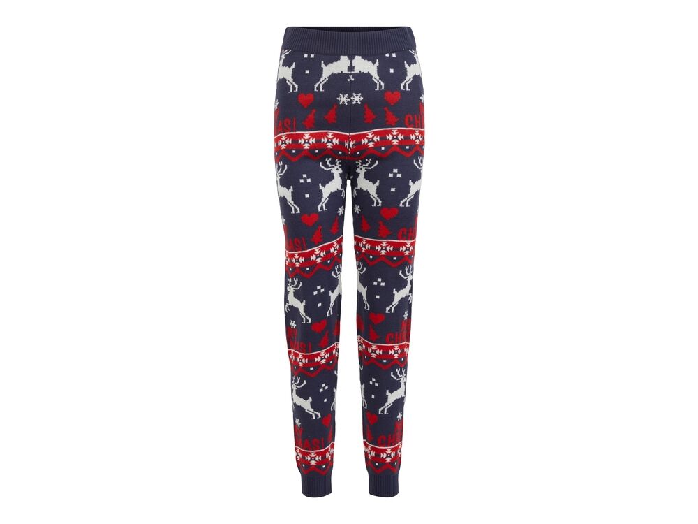 NAVY BLAZER REINDEER AOP