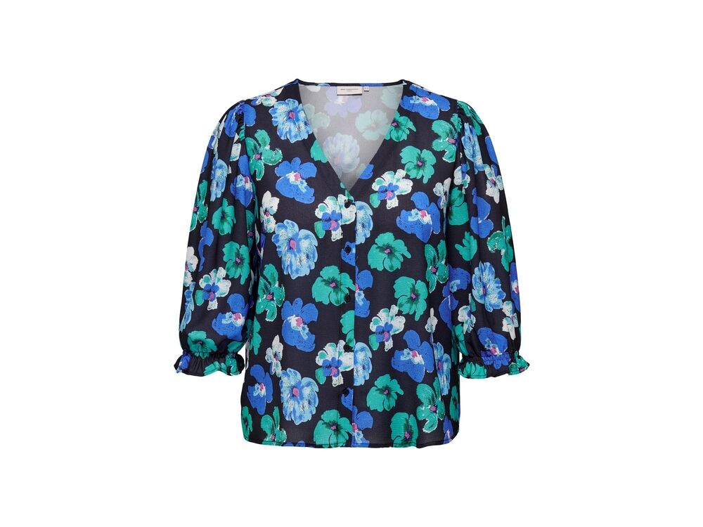BLACK BRIGHT FLORAL